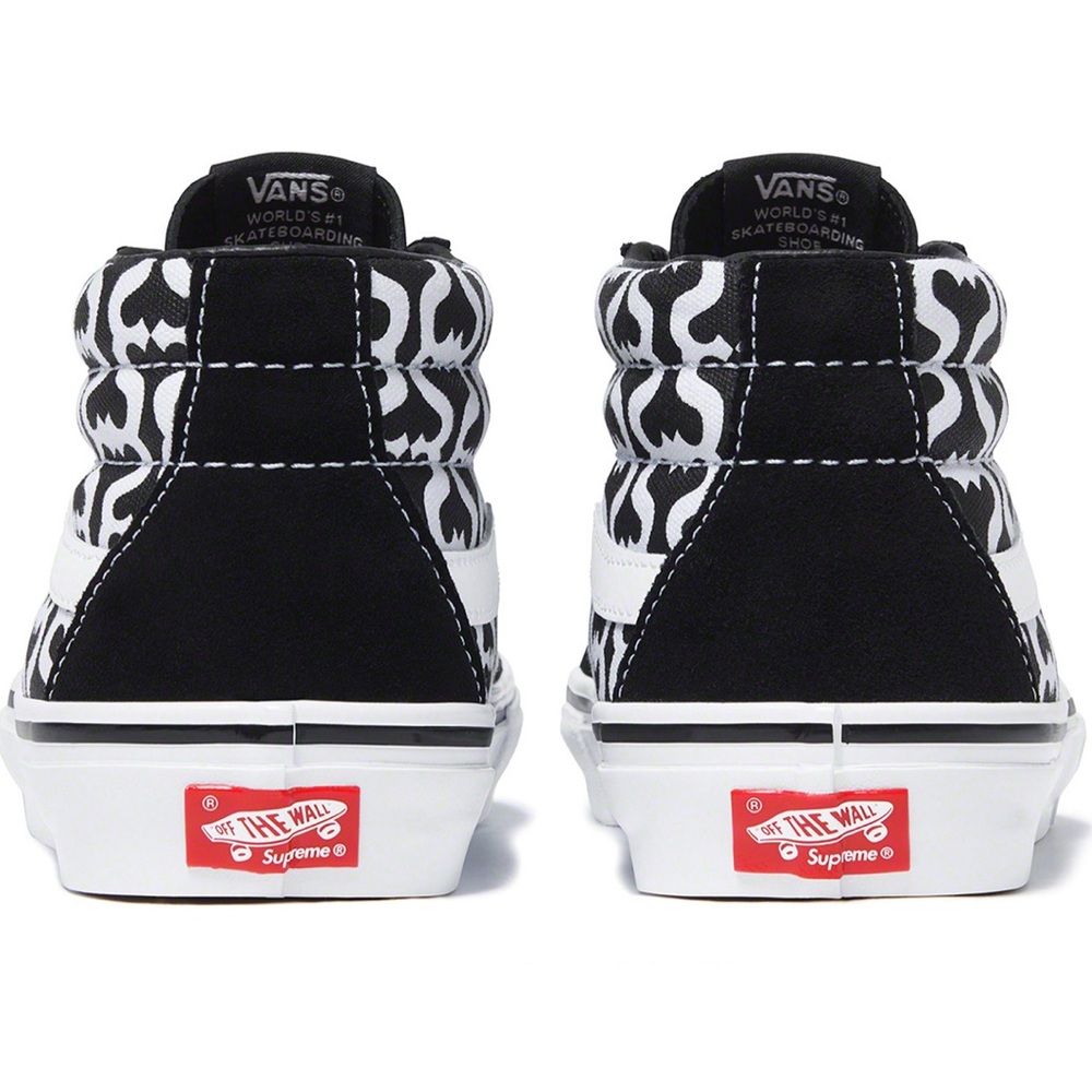 Supreme®/Vans® Monogram S Logo Skate Grosso Mid - Picture 3 of 3